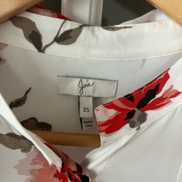 Joie blouse white nadal floral print - Size XS - Picture 7 of 10